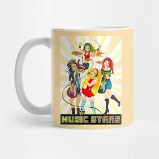 Girl music band Mug